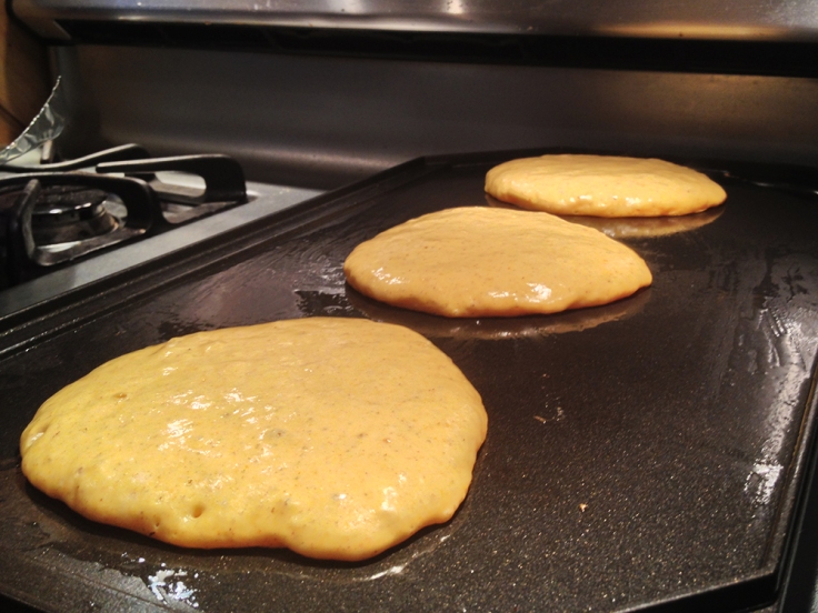 Cooking Buttermilk Pancakes
