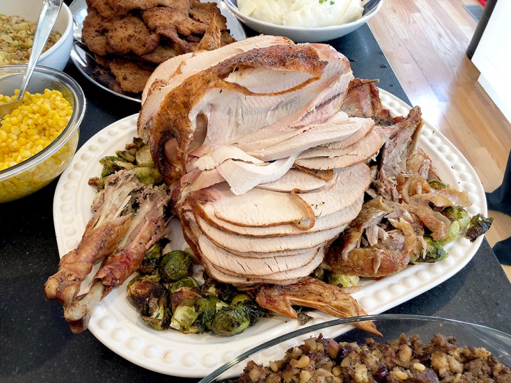 Home Is A Kitchen - Roasted Turkey Recipe - Carved